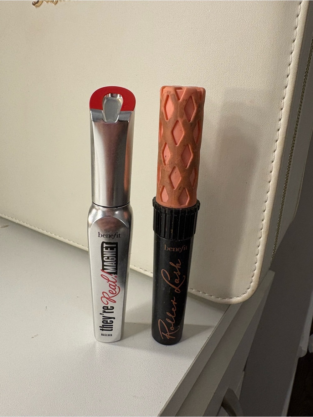 Benefit Mascara Duo — Peach Cap Roller Lash & Silver They're Real